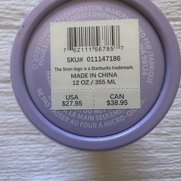 Brand new 2023 limited edition Starbucks lilac starfish cup - Picture 3 of 4